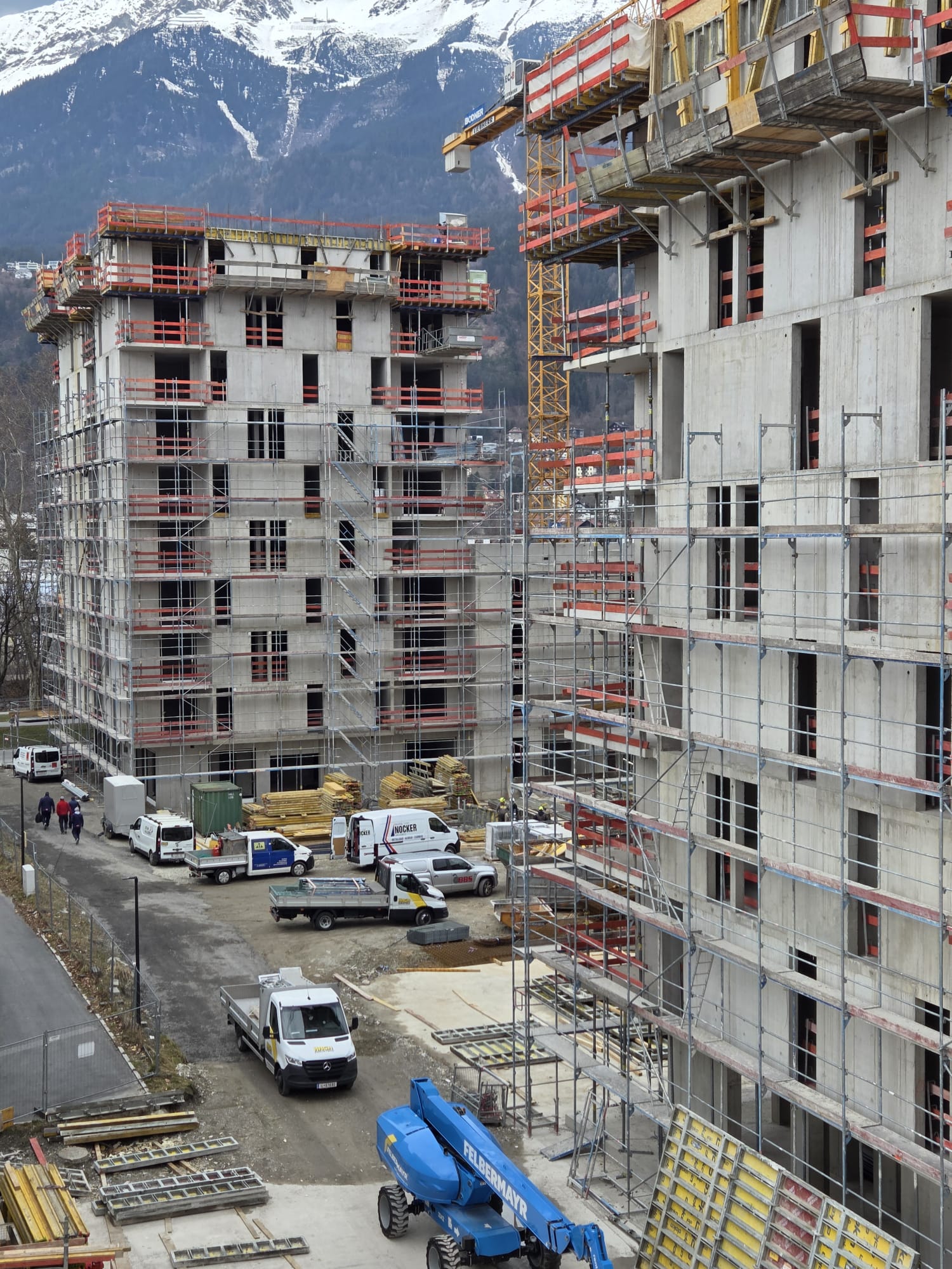 Baustellenübersicht Innsbruck
